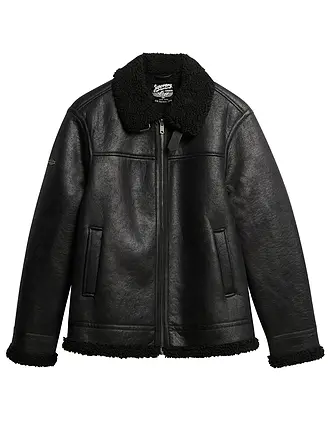 SUPERDRY | Blouson in Lederoptik | 